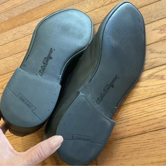 Salvatore Ferragamo Studio Oxford Lace-up Leather Shoe, Black, Men’s Sz 12 - Picture 12 of 12